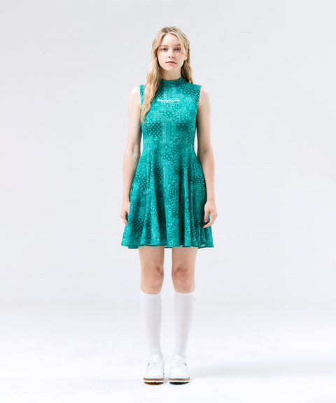 HENRY STUART Women's Paisley Dress - Green
