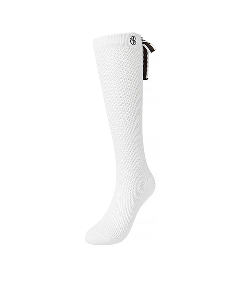 XEXYMIX Golf Non-Slip Ribbon Net Knee Socks - 4 Colors