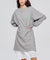 LE SONNET  Easy Fit Sweat Dress- Grey
