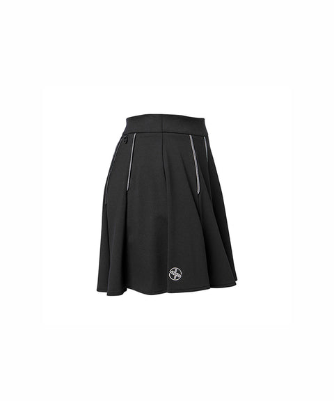 XEXYMIX Golf Flare Culotte Skirt 2.0 - Black