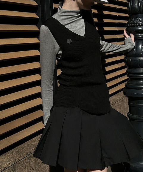 Anell Golf Sage Pleated Skirt - Black