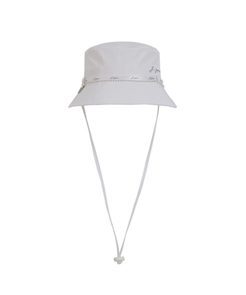 [Season End] J.Jane Pearl Bucket Hat - White