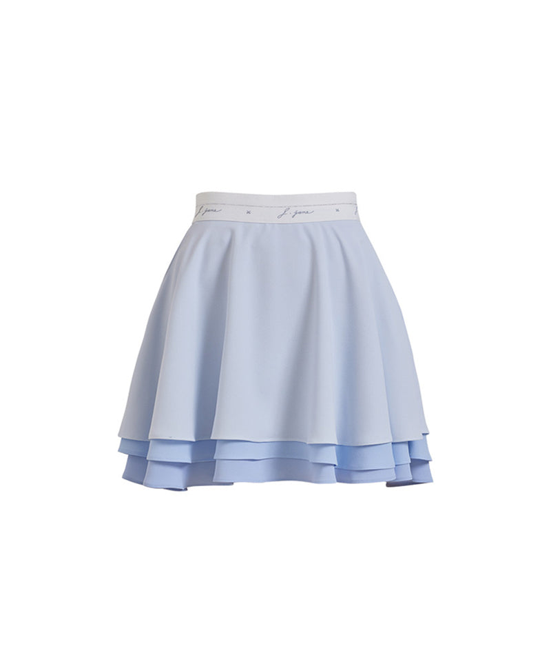 J.Jane Can-can Flare Skirt - Sky Blue
