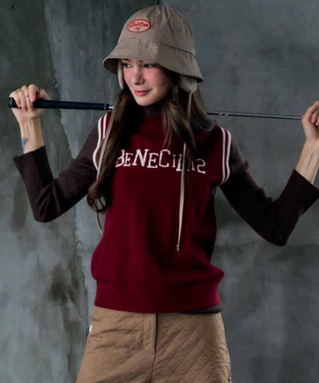 BENECIA 12 Lettering Vest - Wine
