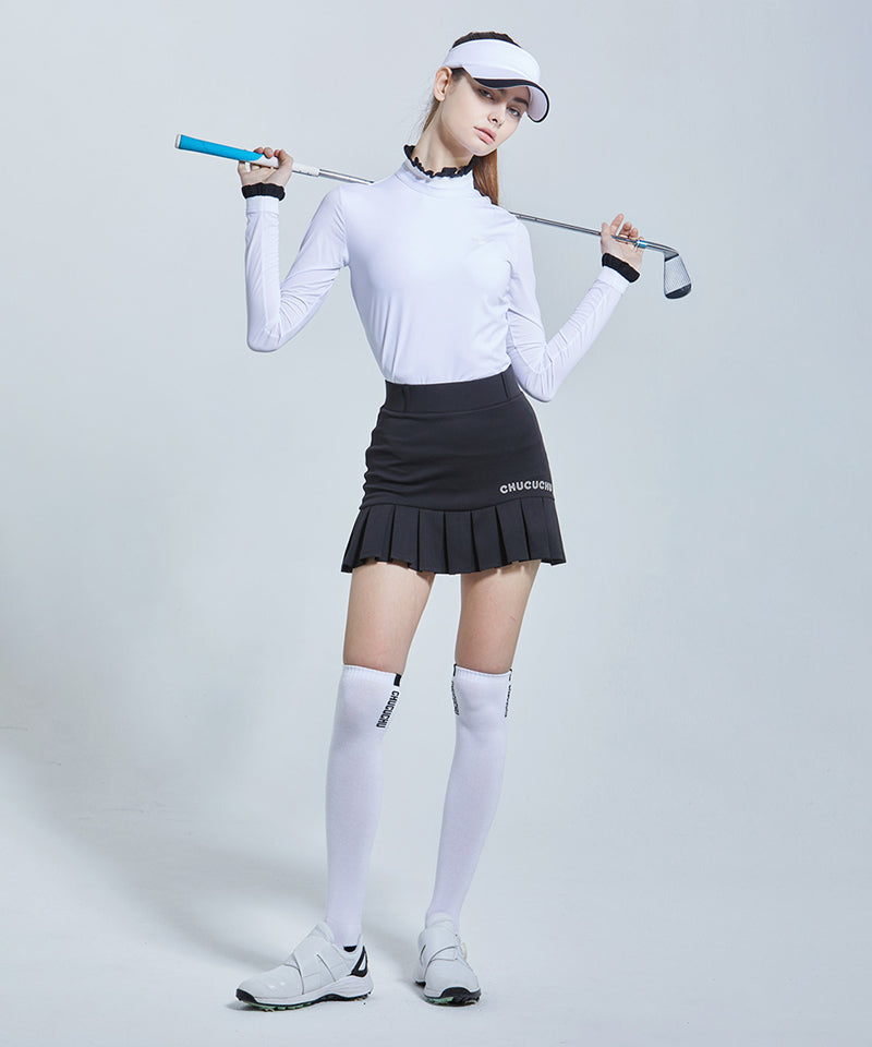 Tab Logo Over Knee Socks - 2 Socks