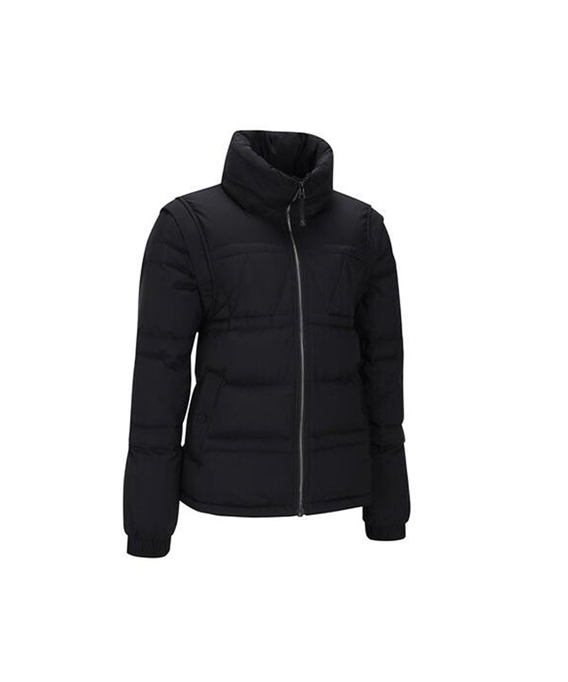 ANEW Golf Women's Sleeve Detachable Down Jacket - Black