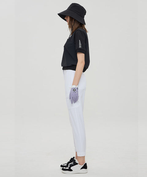 [Warehouse Sale] W Pocket Point Jogger  L/Pt - White