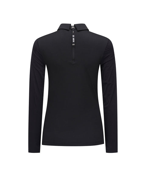 [Warehouse Sale] Women Cooling Fabric Sleeve Long T-Shirt - D/Brown