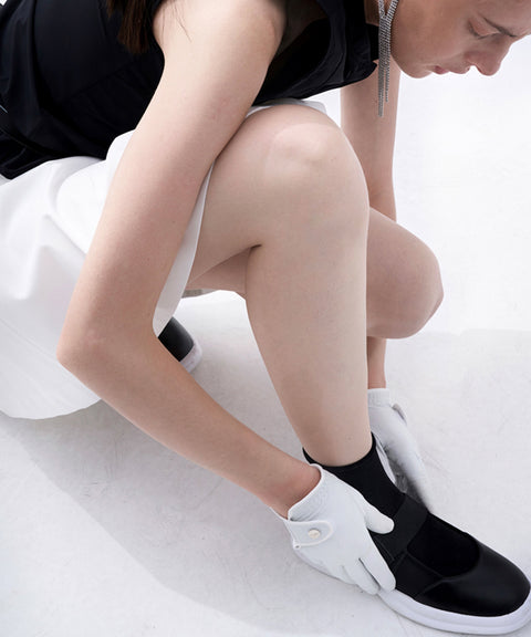 Anell Golf Air Banding Sneakers - Black