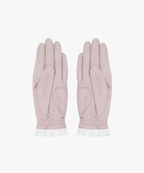 FAIRLIAR Colored Sheepskin Gloves - Pink
