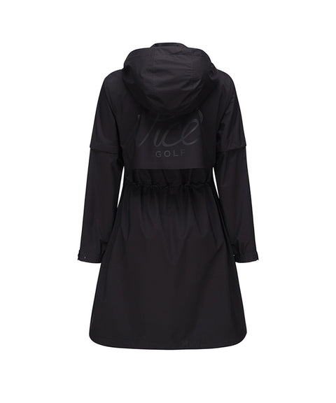 Vice Golf Atelier Women Long Rain JK - Black
