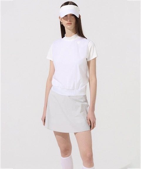 [Warehouse Sale] Anell Golf Cooling Layer Top- White