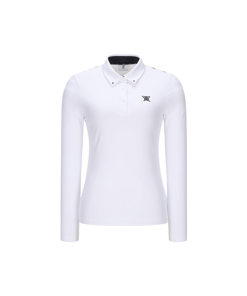 Women's Signature Logo L/TS - Off White