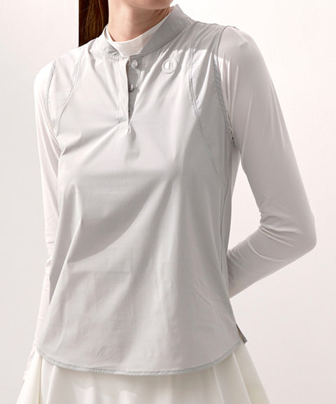 Anell Golf Coolness Mesh Polar Top - White
