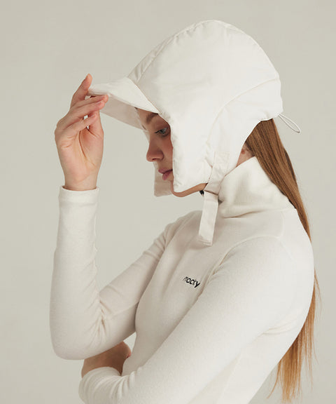 MACKY Golf: Cozy Padded Cap - Ivory