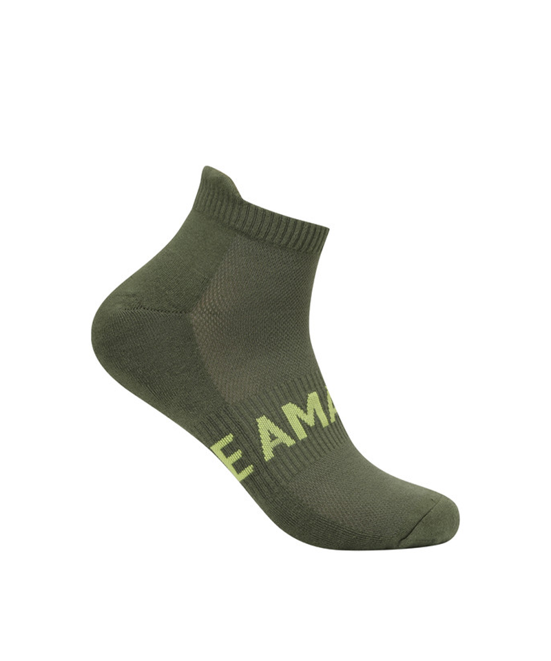 Amazing Cre Logo Point Sneakers Socks - Khaki