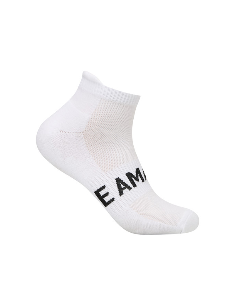 Amazing Cre Logo Point Sneakers Socks - White