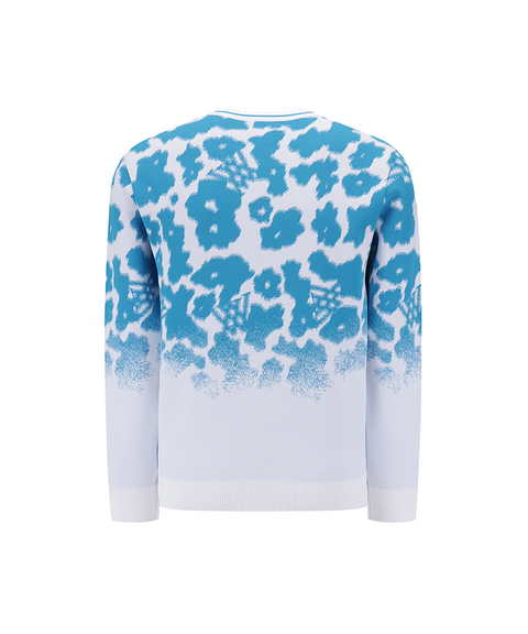 Men's FA Flower Pattern Sweater - White