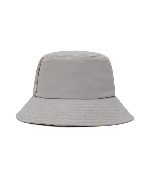 Unisex Lettering Bucket Hat - Beige