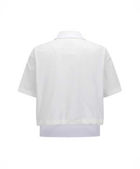 Women's FA Essential Short Sleeve Jacket - White