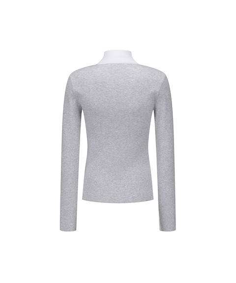 Women's FA Mock Neck Sweater - White