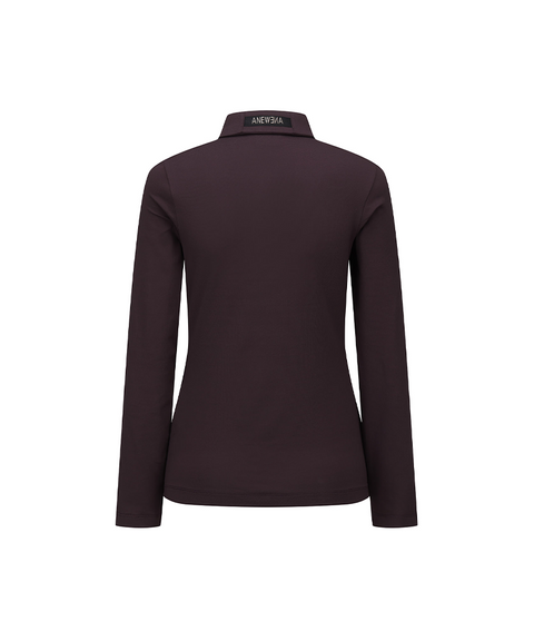 Women's FA Essential Long T-Shirts - Burgundy