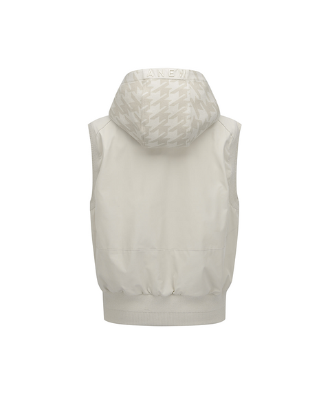 Women's FA Hooded Vest - Light Beige