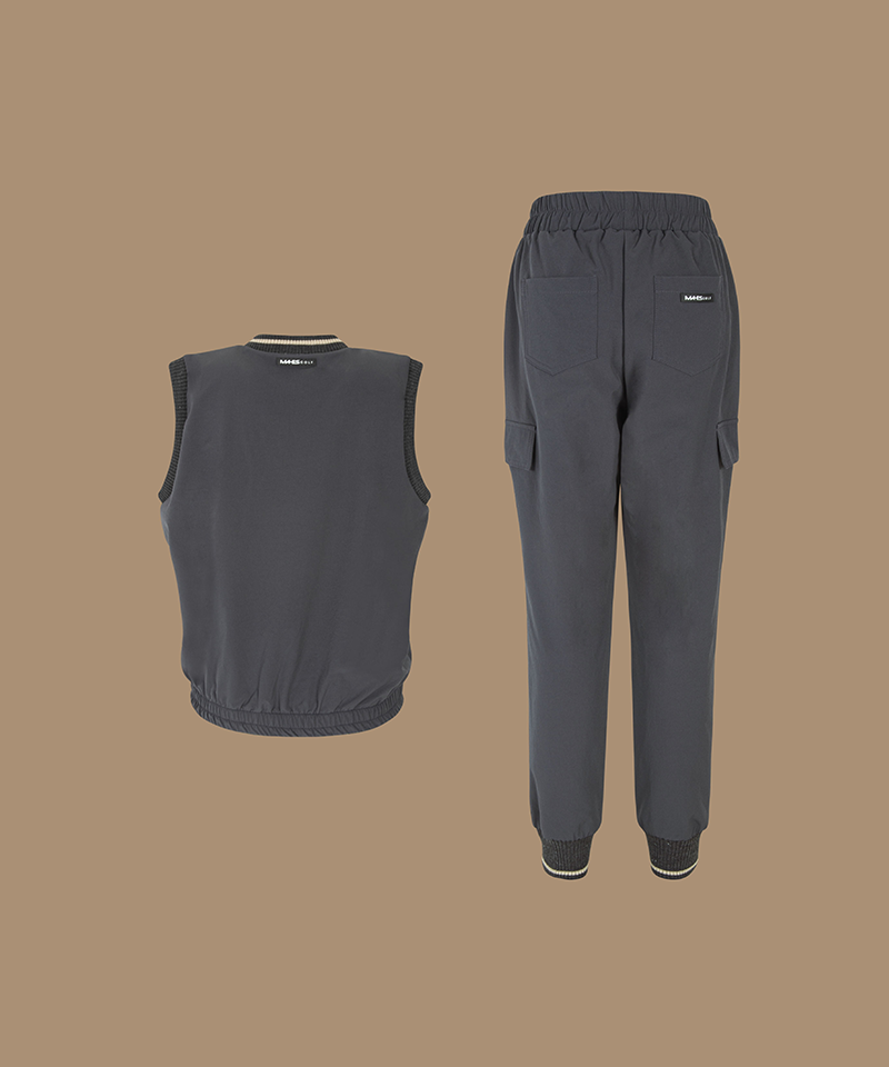 Black Label Hyperspan Winter Woven Lounge Set (Top+Pants)