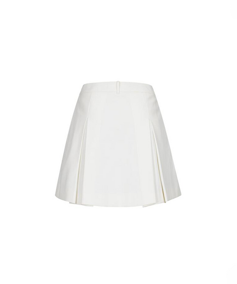 Anell Golf Clea Tuck Skirt - White