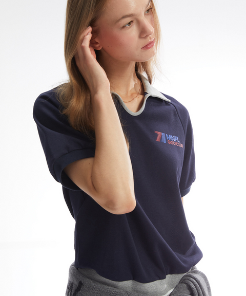Monday Flow Golf Club Top - Navy