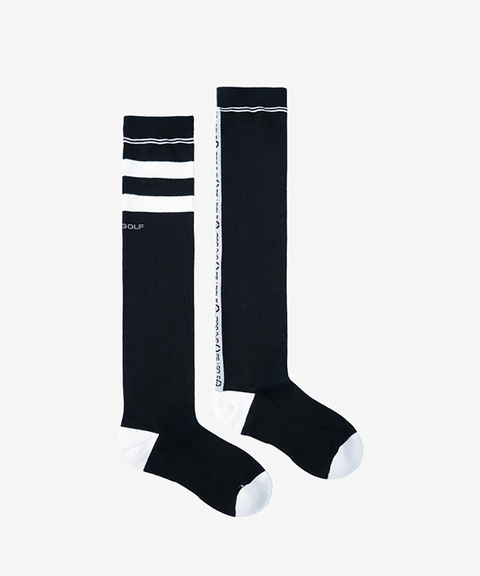 GFJ Golf Women's Unbalanced Knee Socks - 3 Colors