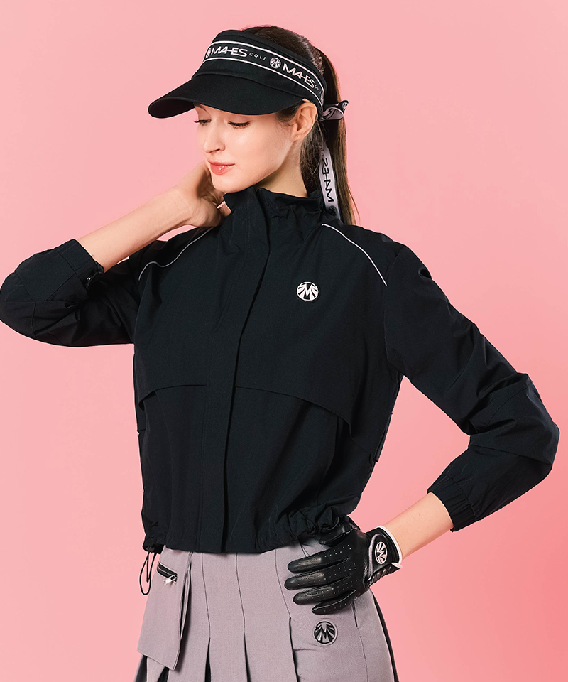 Wind & Water Proof Hybrid Swing Jacket - Black