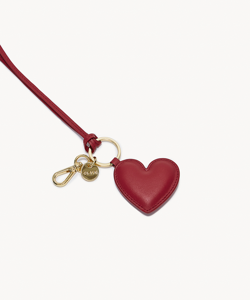 CLAVE Heart Charm - Red