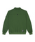 Jamie West Collar Patch Half Zip-up Sweatshirts - Green