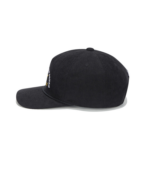 Jamie West Corduroy Trucker Ballcap - Black