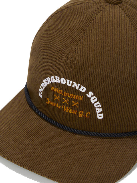Jamie West Corduroy Trucker Ballcap - Brown