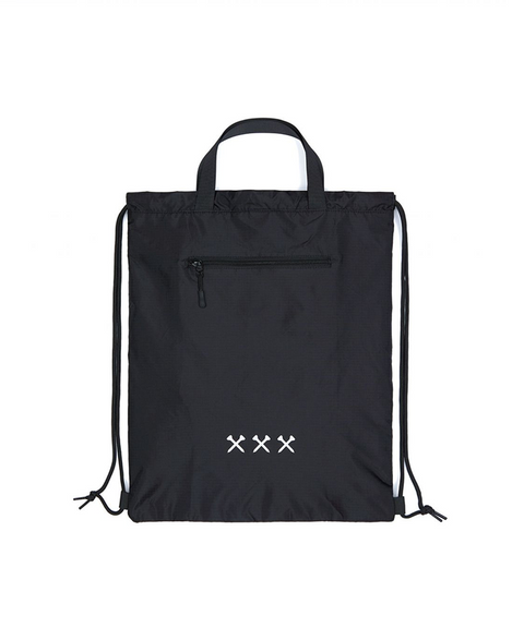 Jamie West Draw String Bag - Black