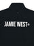 Jamie West Half Zip-up Ventilation Stand Collar P-Shirts - Black