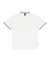 Jamie West Nick Stripe Collar Point Essential P-Shirts - White