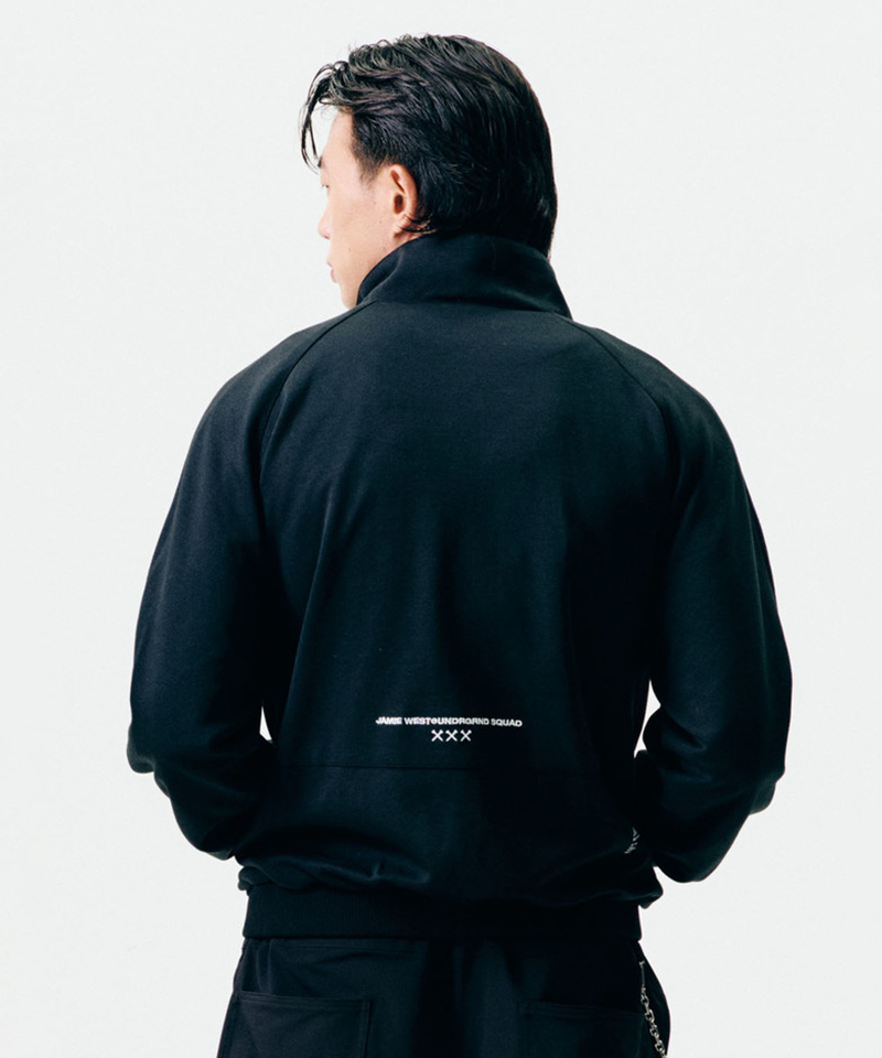 Jamie West Reversible Highneck Souvenir Jacket - Black