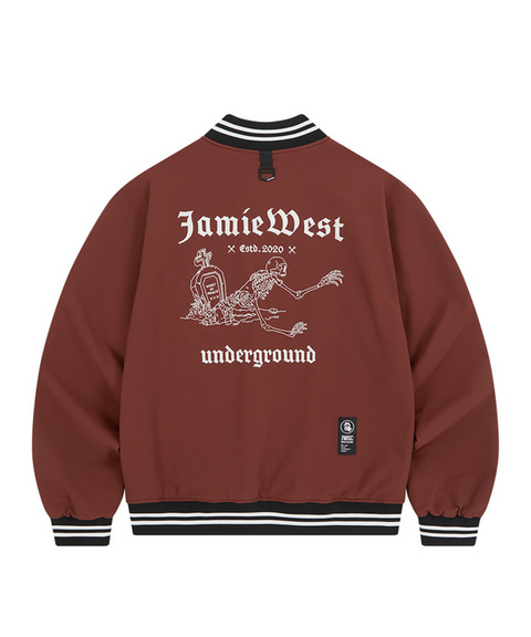 Jamie West Underground Stadium Jacket -  Burgundy