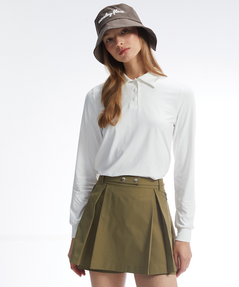 Monday Flow Light Stretch Long Sleeve Top - White