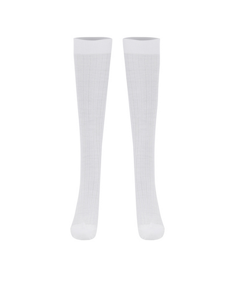 Anell Golf Lin Knit Socks - Ivory