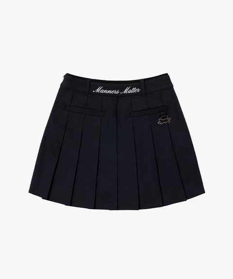 MCC Women's Essential Pleats Skirt - Dark Navy