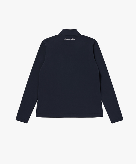 MCC Women's Half Zip Up T-shirt - Navy