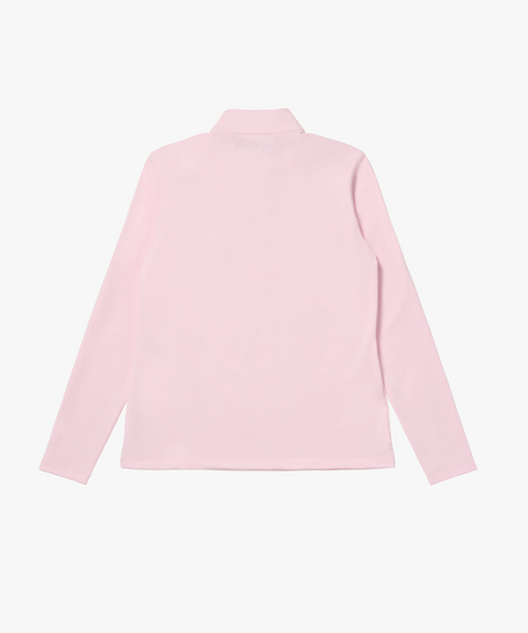 MCC Women's Half Zip Up T-shirt - Pink