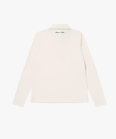 MCC Women's Tour L/S Polo Shirt - Ivory