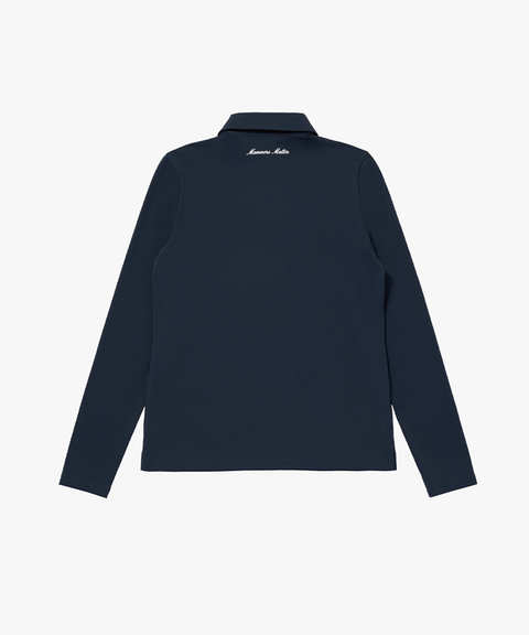 MCC Women's Tour L/S Polo Shirt - Navy