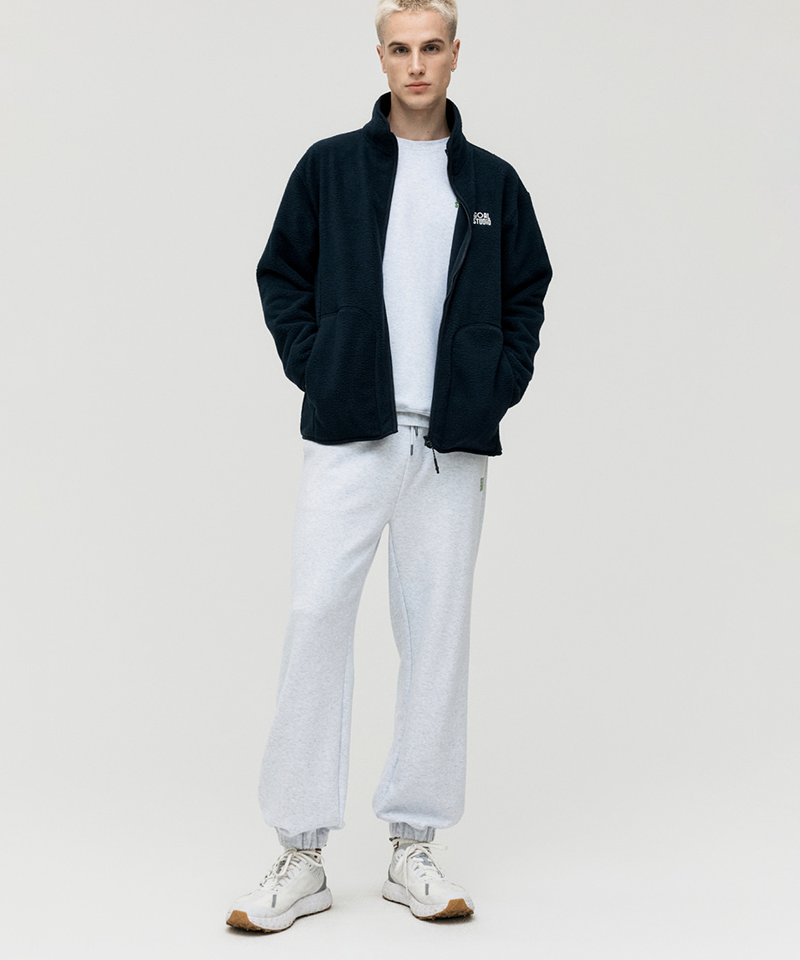 Goal Studio Unisex Essential Fleece Jacket - Navy