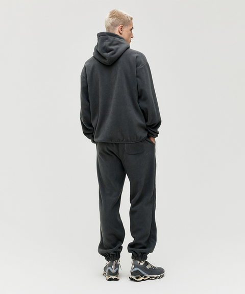 Goal Studio Men's Essential Microfleece Hoodie - Charcoal